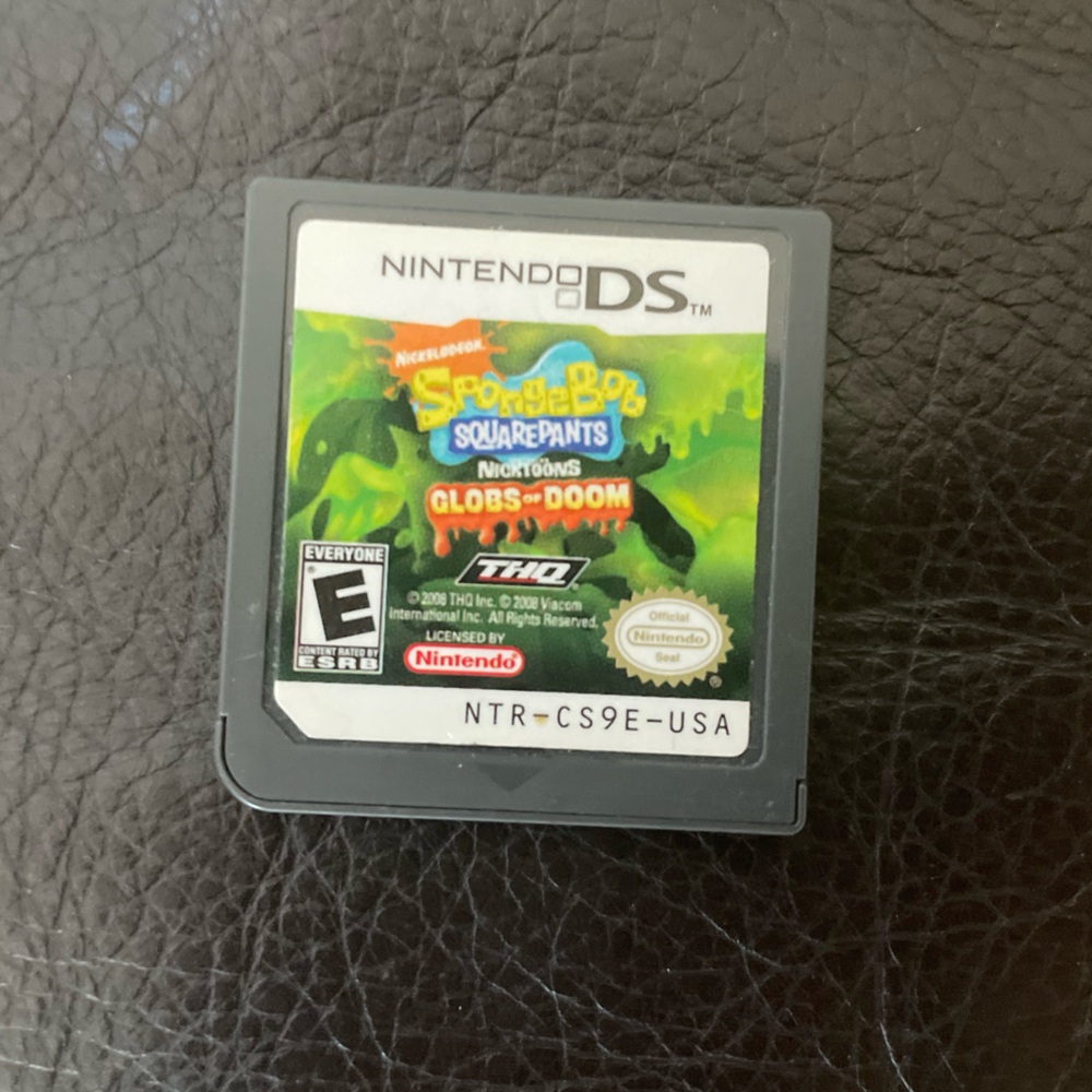 Nintendo DS - Spongebob Squarepants Globs of Doom